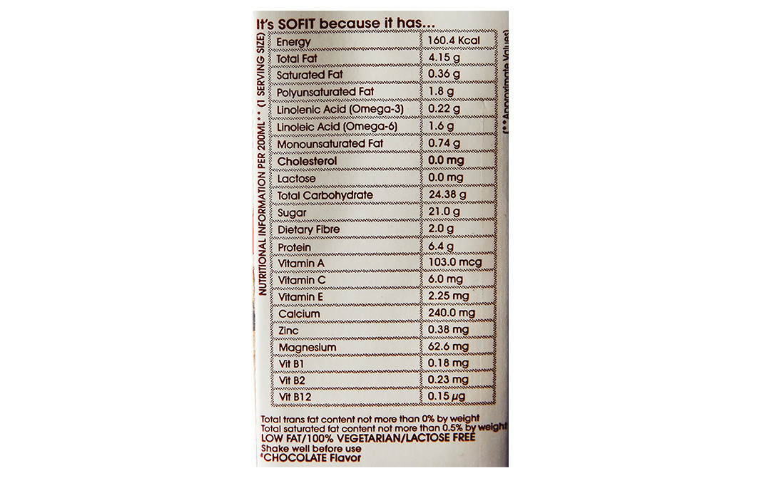 Sofit Soya Milk Chocolate Reviews Ingredients Recipes Benefits